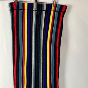 Rachel Rachel Roy Metallic Stretch Pencil Skirt